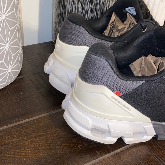 On Cloud Women’s Black, Gray & White Running Athletic Shoes Size 10.5 / Mens 9 - Picture 2 of 16